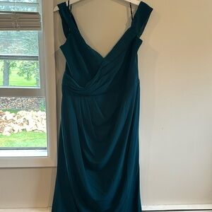 City Chic emerald dress. XL/22